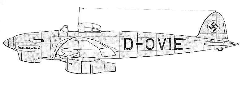 Heinkel He-118 avec turboréacteur HeS-3