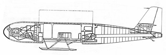 Vue en coupe du DFS 228