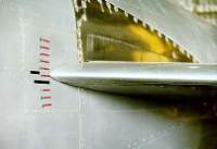 Détail de l'aile à incidence variable du XF-91