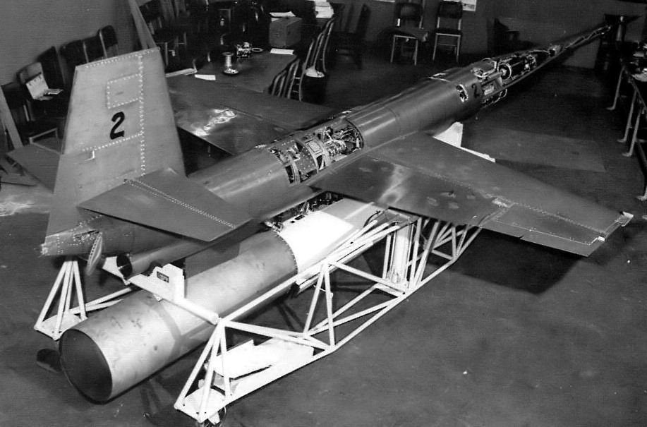Le deuxième X-7A-1 en fin de construction