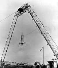 Le C-400 P1 en vol sous portique